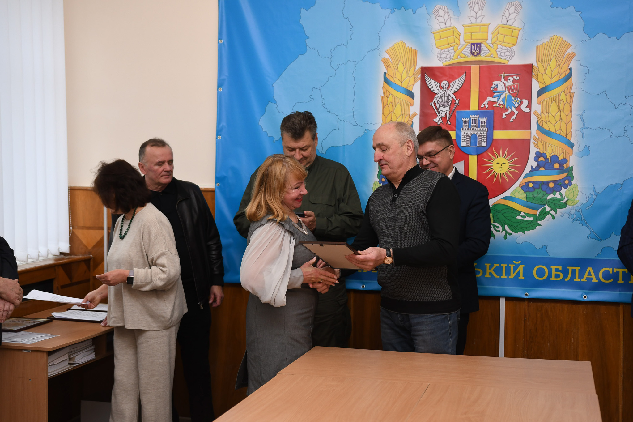 Володимир Ширма відзначив працівників Фонду соціального страхування у Житомирській області