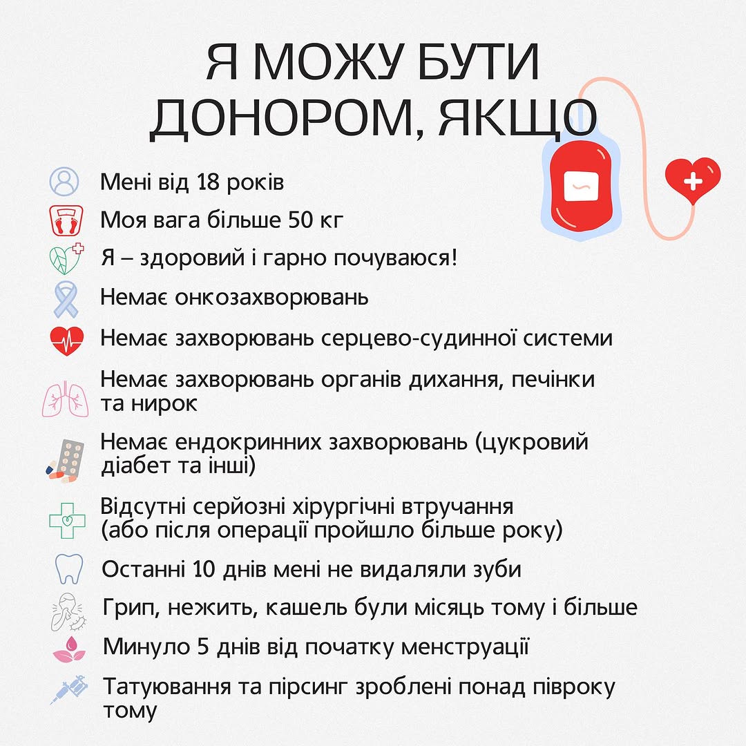 Житомирський обласний центр крові здійснює виїзди до громад області для забору крові