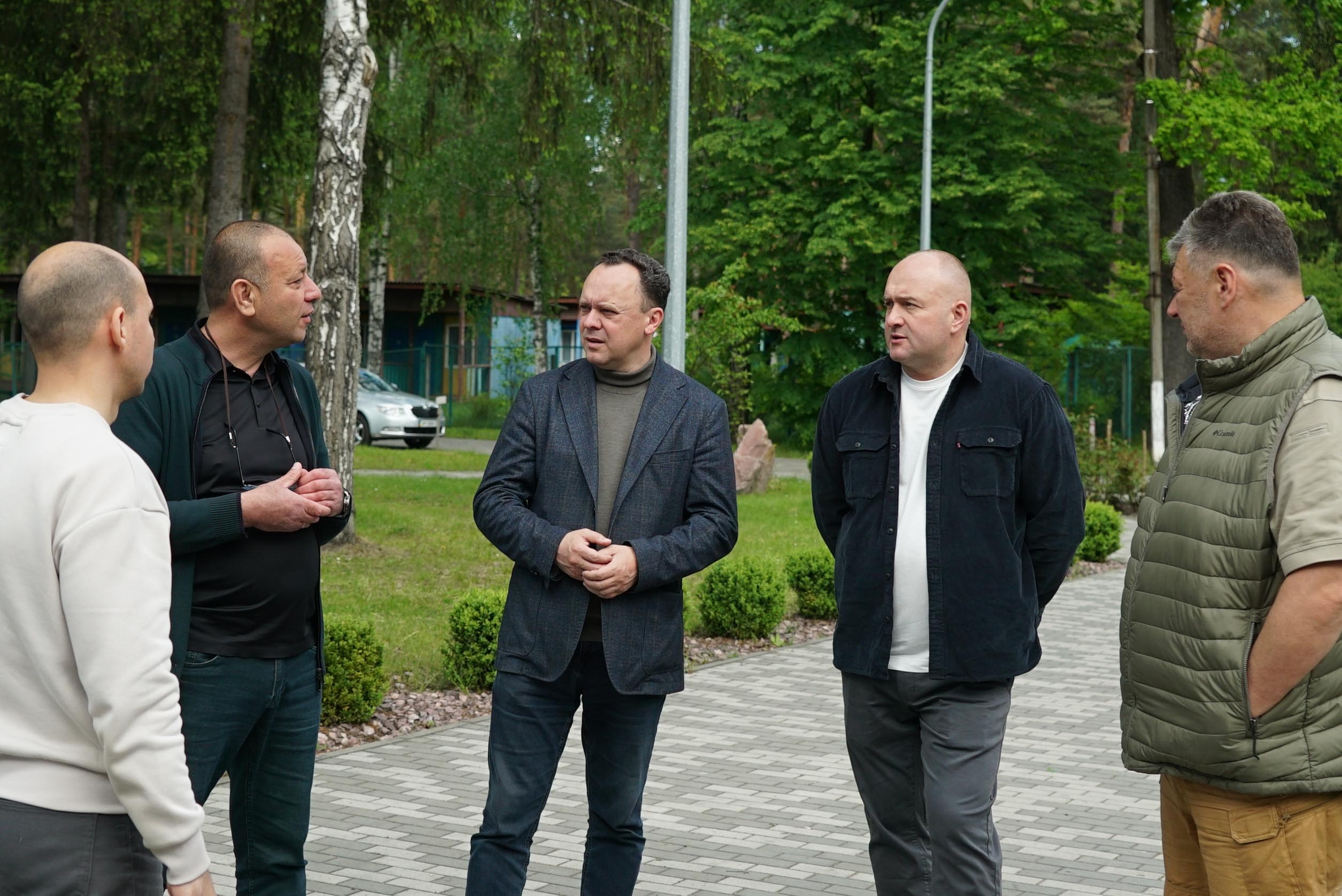Олег Дзюбенко відвідав обласний центр реабілітації 
