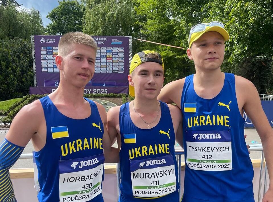 Бронза та високі результати: юні спортсмени з Житомирщини виступили у складі збірної України на чемпіонаті Європи зі спортивної ходьби
