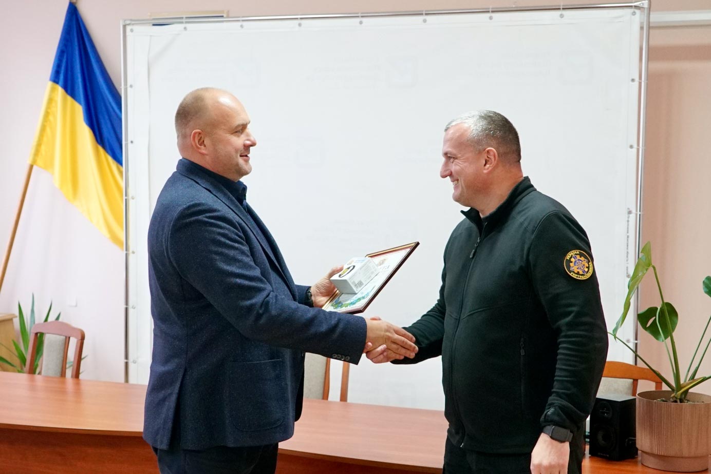 Олег Дзюбенко привітав працівників Укртрансбезпеки Житомирщини з професійним святом