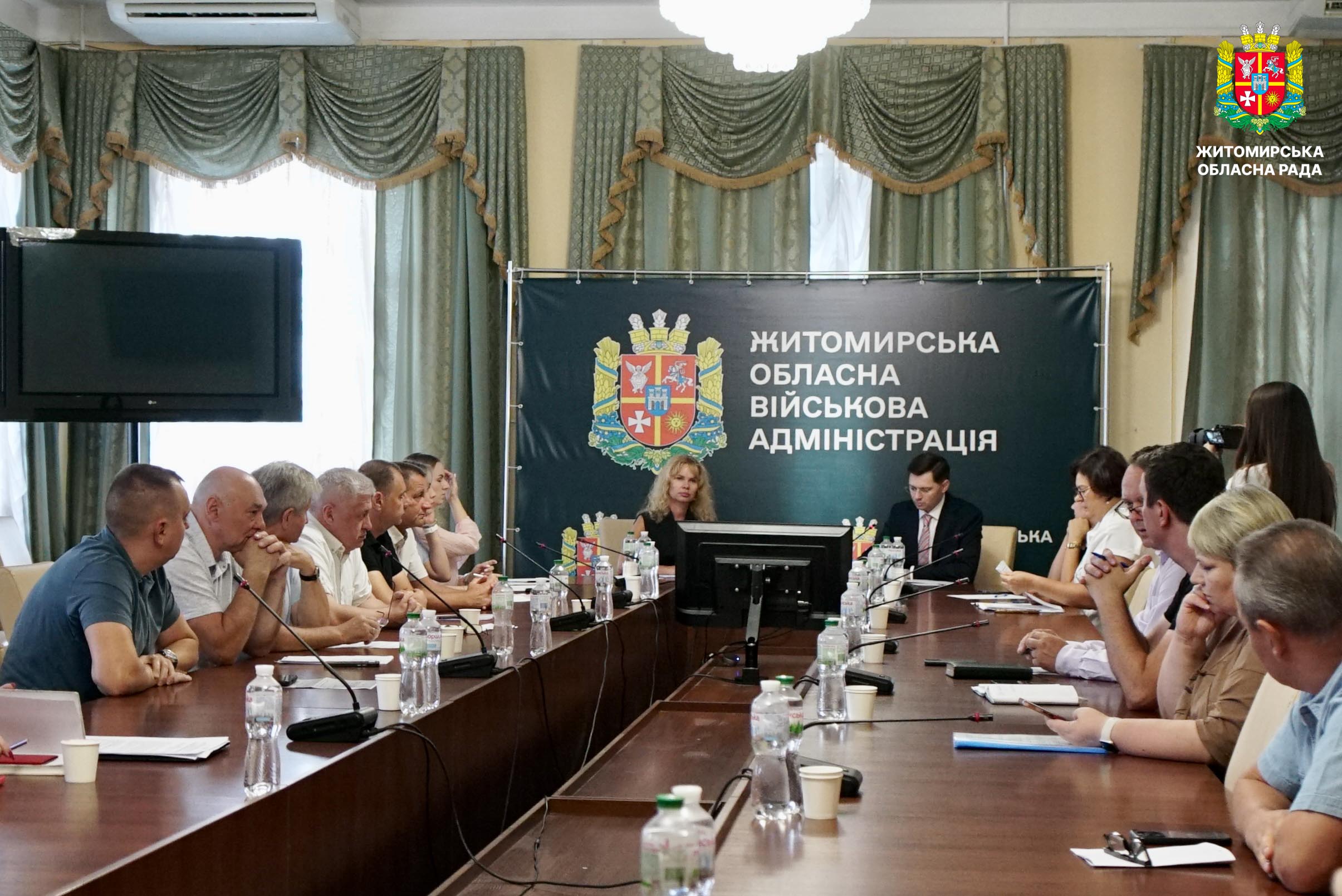 На Житомирщині обговорили готовність медичних закладів&nbsp; до осінньо-зимового періоду