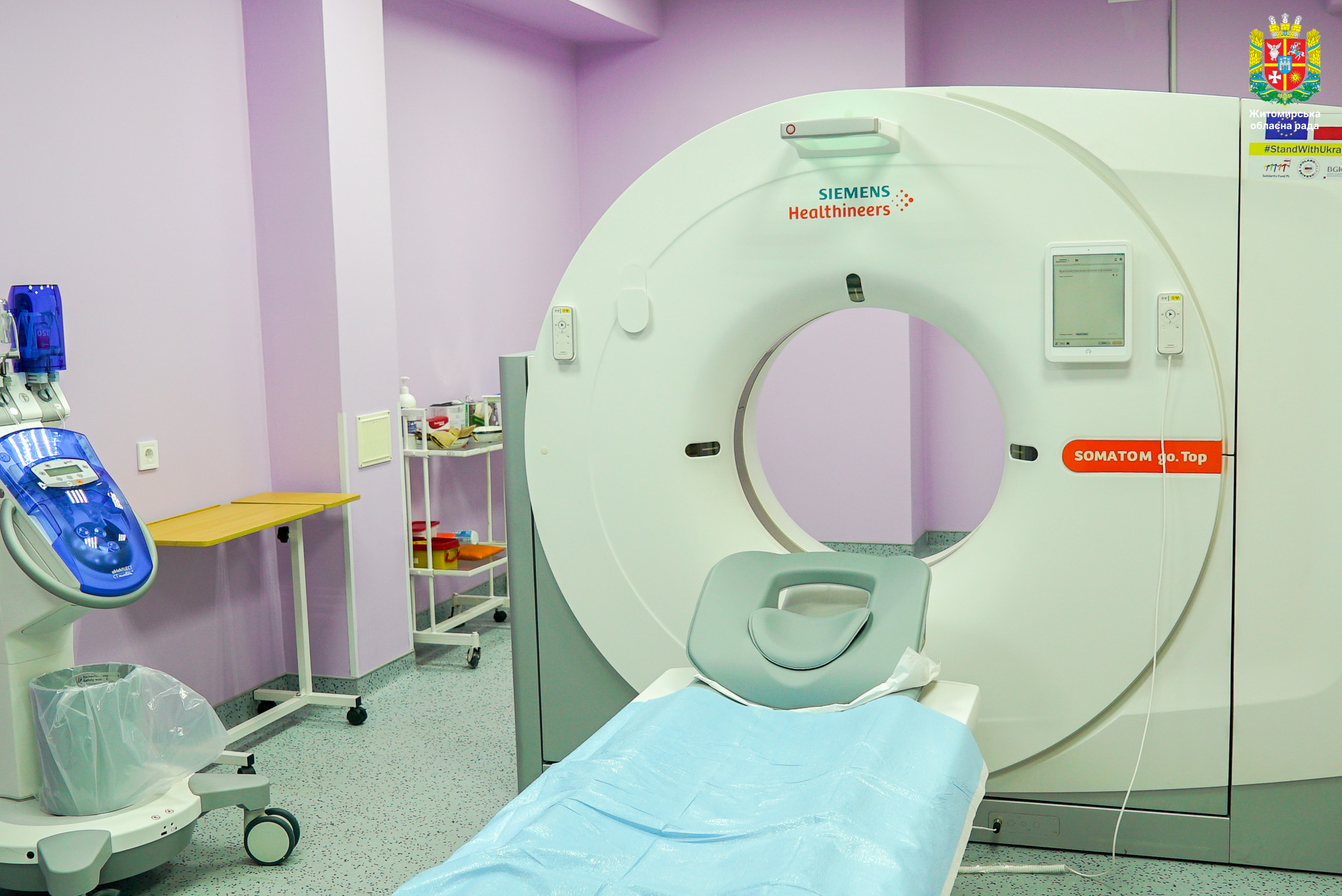 У Житомирській обласній лікарні запрацював надсучасний комп'ютерний томограф