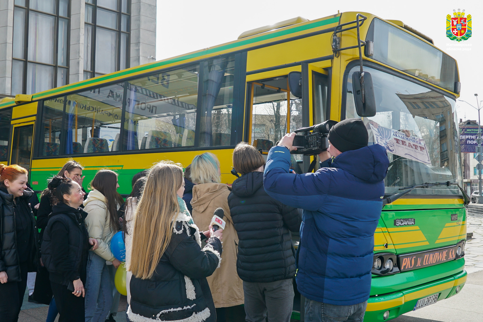 Володимир Ширма взяв участь у передачі автобусів, які область отримала від іноземних благодійників