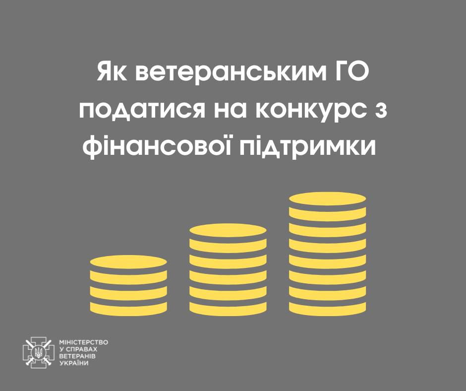 Громадські організації можуть отримати до 700 тисяч гривень на втілення проєктів, - Мінветеранів