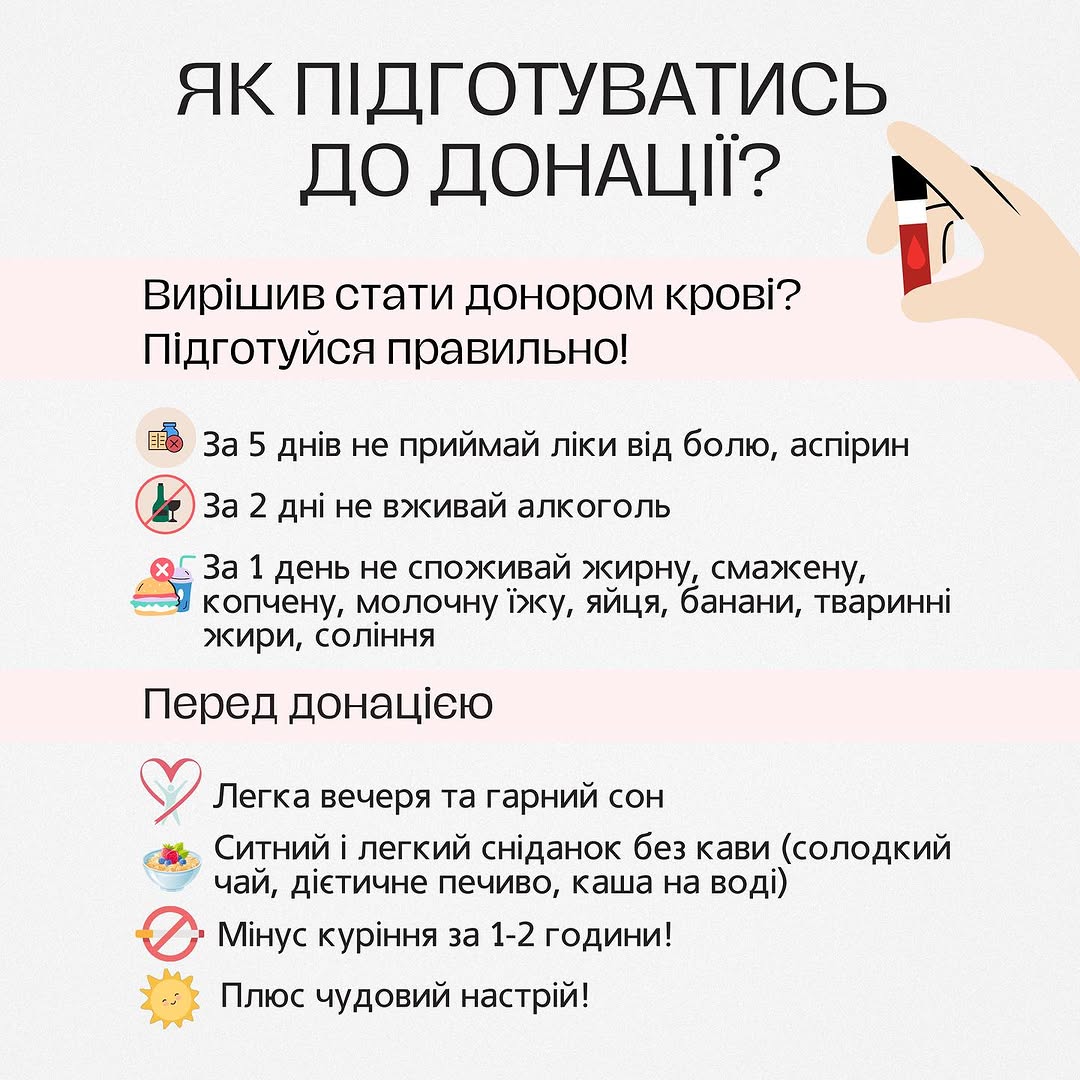 Житомирський обласний центр крові розпочинає виїзди до громад області для забору крові