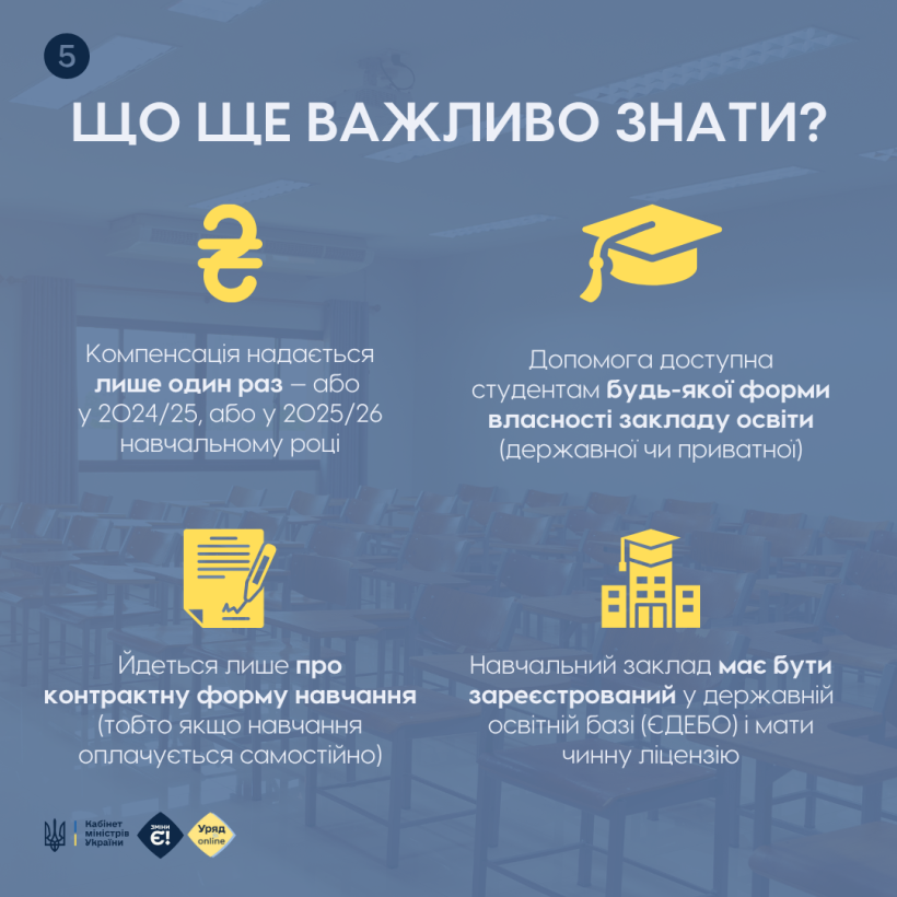 Як отримати компенсацiю за навчання дiтей ветеранів i ветеранoк?